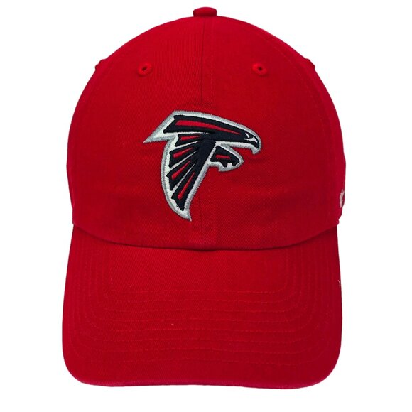 Atlanta Falcons Hat NFL Football โ47 Brand Clean Up Dad Cap Red OSFA Adjustable - Picture 1 of 8